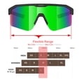 thumbnail image 4 of Gafas de Sol para Ciclismo ER00 Verdes Polarizadas para Jóvenes Mujeres, 4 of 9