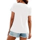 thumbnail image 3 of Camiseta divertida con estampado de gato y libro, cuello redondo, manga corta, para primavera y verano. Ideal para mujeres adultas, hombres, mujeres, adolescentes, jóvenes y deportes., 3 of 8