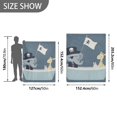 thumbnail image 6 of Yayeee Throw Blanket for Couch Soft Warm 50" x 60" Sofa Chair Bed Decoration, Cute Animals, 6 of 7