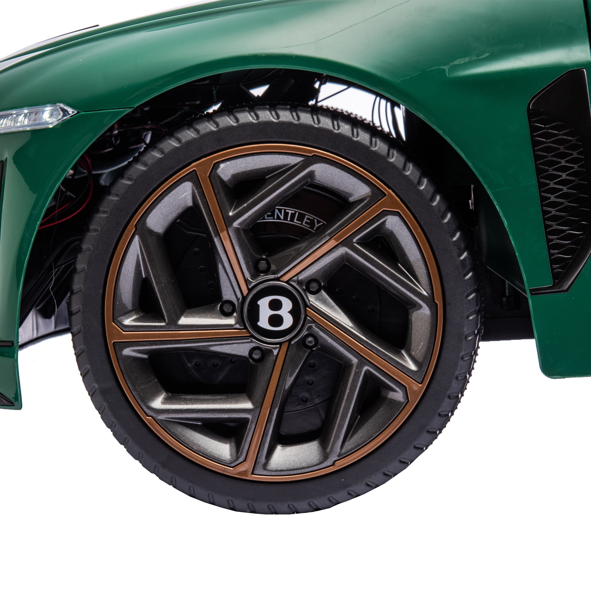 CIPACHO 12 V Licensed Bentley Mulsanne Kids Electric Ride On Cars 4 Wheels Battery Powered Sports Car Toy, Parents Control, Sound System, LED Headlights, Green CIPACHO 12 V Licensed Bentley Mulsanne Kids Electric Ride On Cars 4 Wheels Battery Powered Sports Car Toy, Parents Control, Sound System, LED Headlights, Green