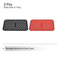 thumbnail image 3 of Reusable Silicone Air Fryer Liners Square Air Fryer Silicone Liners 8x5.2 Inch Black/Red, Pack of 2, 3 of 6