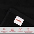 thumbnail image 6 of RIVERSIDE 2 Pack Black Bath Mats 21x34 Soft and Absorbent Cotton Bathroom Rugs Set, 6 of 8