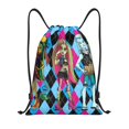 thumbnail image 1 of Zufioo Sac de Sport à Imprimé Monster High, Sac à Cordon de Gym Lavable en Machine, Sac à Dos à Cordon Robuste pour Hommes et Femmes - Petit, 1 of 6