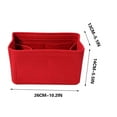 thumbnail image 3 of JoyMoreHome Purse Organizer Insert Felt Bag Organizer Handbag Organizer Insert Bag In Bag Organizer for Tote Purse Bag, 3 of 3