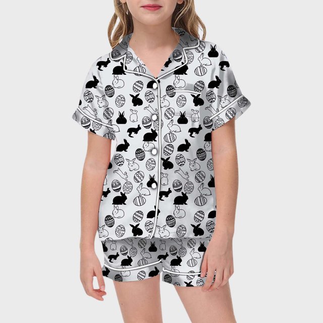 WEAIXIMIUNG Kid DIY Hand Painted Homewear Set Colouring Pajama Sets For And Girl Can Play With And Wea 130