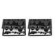 thumbnail image 5 of Servilletero de cocina galvanizado de acero inoxidable con tema navideño, color negro, 2 uds., para fiesta en casa, alce navideño, 5 of 12