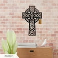 thumbnail image 4 of RealSteel Celtic Knot Cross Wall Art, Symbol of Faith and Irish Heritage (Penny Vein), 4 of 5