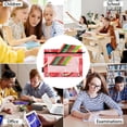 thumbnail image 2 of 2 Pack Pencil Pouch for 3 Ring Binder Zipper Pencil Case Watermelon Fruit Clear Window Pencil Bag Organizers, 2 of 6