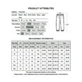 thumbnail image 2 of DYMADE Women Basic Home Loungewear Button Splice Elastic Waist Pants, 2 of 4