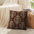thumbnail image 4 of LALILO Throw Pillow Covers Antique Vintage Damask Damask Antique Cushion Cover 18" x 18", 1680 Pack, 4 of 6
