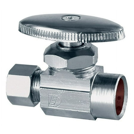 Waxman Consumer Group 7330800LF 1/2" x 3/8" Low Lead Straight Valve