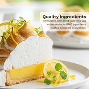 Chefmaster Meringue Powder Deluxe, Professional-Grade Egg White Substitute for Meringue Cookies, Pie Filling, Royal Icing, Non-GMO, Easy-to-Use, 8 oz