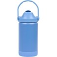 thumbnail image 1 of SIABC-Re-Play Bouteille d'Eau 12 oz pour Enfants - Gobelet en Acier Inoxydable à Isolation sous Vide avec Paille Rabattable, Base et Poignée en Silicone - Conception Anti-Déversement et Anti-Fuite, Va au Lave-Vaisselle et au Congélateur, Denim, 1 of 4