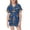 Navy, variant on HNMKIU Girls 2 Piece Outfits Set Short Sleeve Printed Casual Playwear Comfortable Elastic Waist Toddler Kids Clothes For Daily Wear Ages 2 13 Orange,10-11 Years