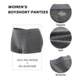 thumbnail image 2 of Finetoo Boxer Underwear For Women Seamless Boyshorts Panties Full Coverage Soft Stretch Boxer Briefs Ladies 5 Packs, 2 of 5