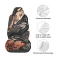 thumbnail image 4 of Yiaed Moonlit Crow Blossoms Print Car Seat Covers,Universal Auto Seats Protector Fits for Car,SUV Sedan,Truck,Automotive Seat Covers & Accessories, 4 of 5