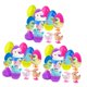 thumbnail image 4 of Huevos de Pascua precargados con peluches para cestas de regalo para niños Juego de 24, 4 of 9
