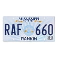 thumbnail image 1 of Placa Metal Vintage Mississippi Pintura Hierro Rectangular Pared 30x15cm, 1 of 9