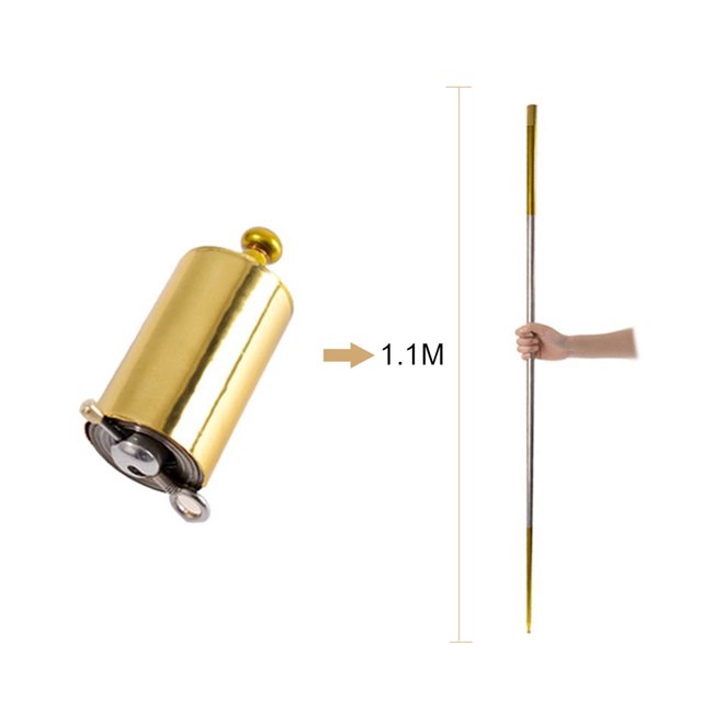 Vara de mago retráctil profesional personal de bolsillo portátil juguetes de varilla telescópica