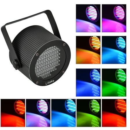 86 RGB LEDs Color Mixing Stage Light UFO Lamp Laser Projector Party Club