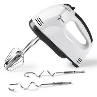 Blue Jean Chef Variable Speed Hand Mixer with Dough Hooks and Whisk 
