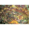 thumbnail image 2 of Monet, Claude 14x11 Black Modern Framed Museum Art Print Titled - Rose trellises 1922, 2 of 4