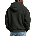thumbnail image 5 of Quarter Zip Up Hoodies for Men Polar Fleece Long Sleeve Hooded Sweatshirt Basic Plain Pullovers, 5 of 8