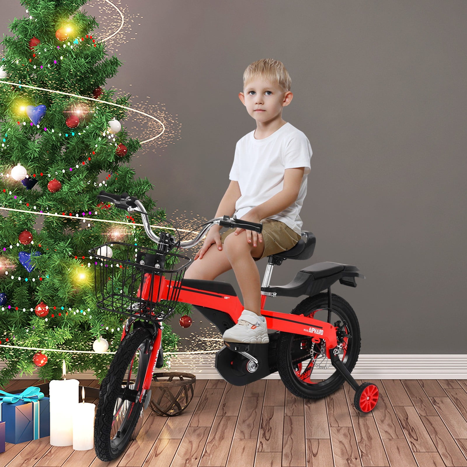 Details about   Kids Bike Training Wheels For 3-6 Years Old 14 Inch Magnesium Alloy Bicycle 