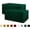 Blackish Green, variant on 2 Pack 4ft Rectangle Tablecloth - Water Resistant Washable Polyester Table Cover for Wedding, Banquet & Trade Shows, 48"x24"x30", Bronze