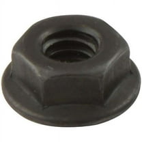 Allstar Performance ALL18555-50 Nut - Locking - 1/4-20 in Thread - Hex Head - Serrated Flange - Steel - Black Oxide - Universal - Set of 50