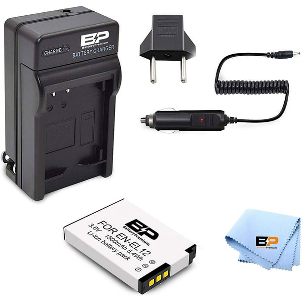 BP Replacement Nikon ENEL12 Battery & Charger for Nikon Coolpix W300s