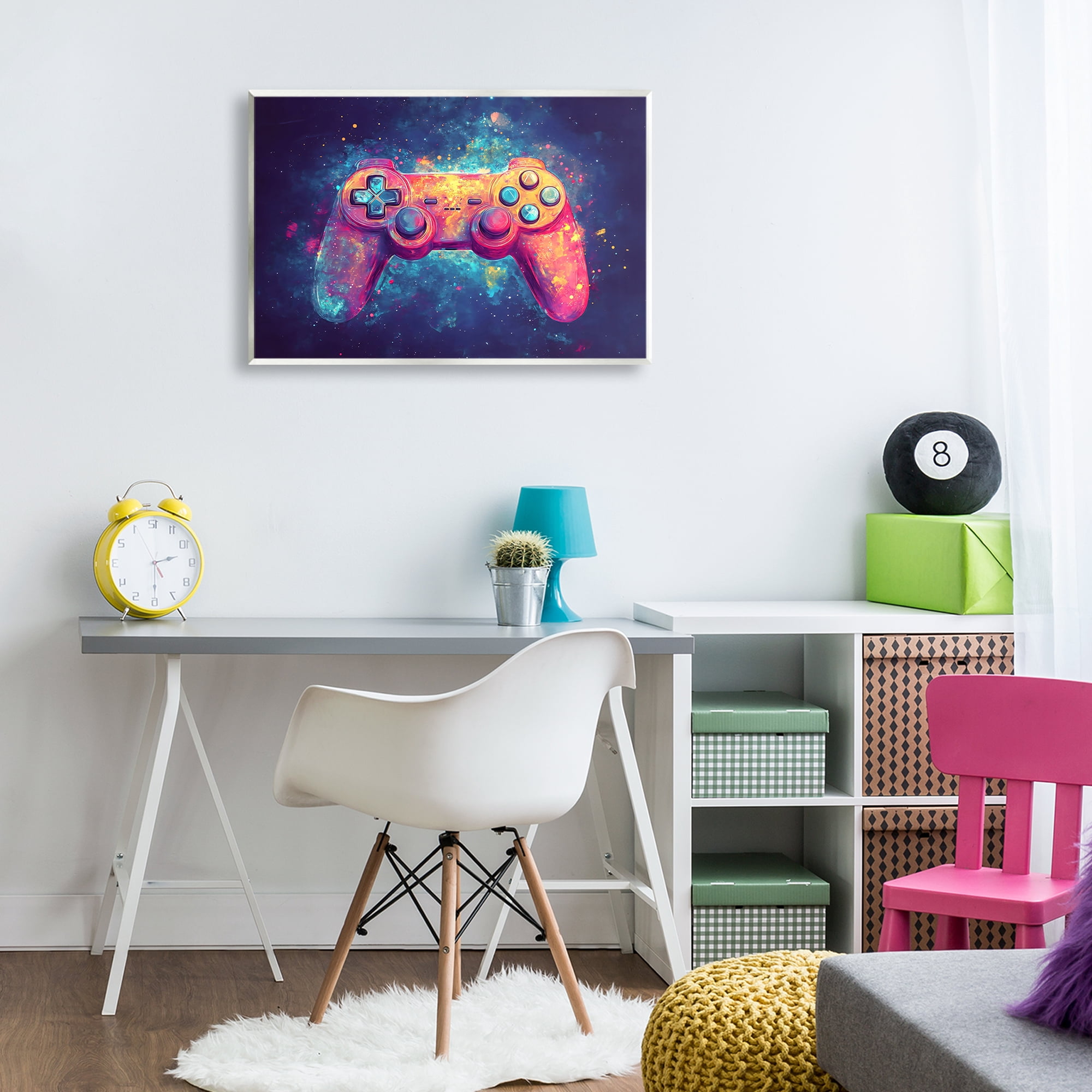 Stupell Industries Futuristic Cosmic Game Controller Wall Plaque Art, design by Creative Studio