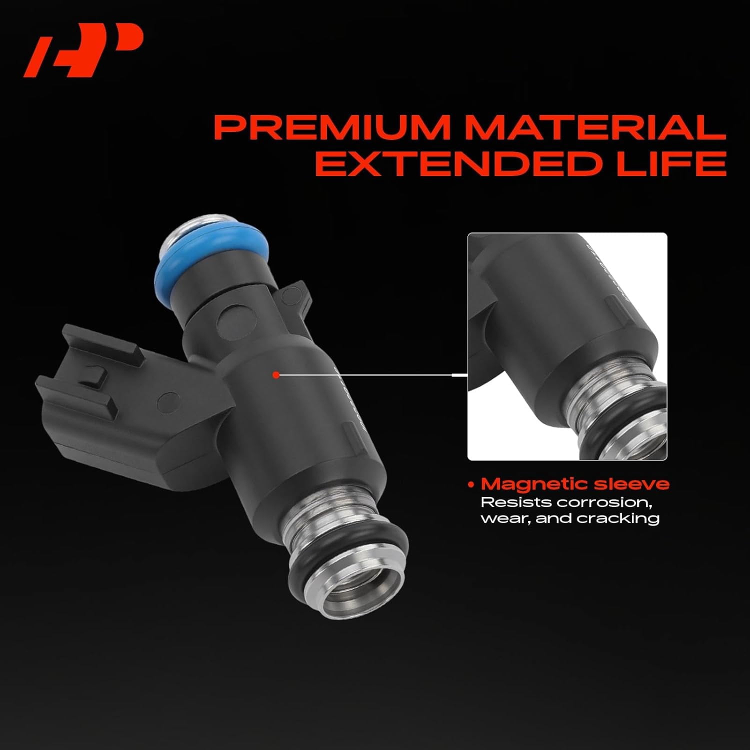 A-Premium Fuel Injectors Compatible with Chevrolet Malibu 2010, Impala 2006-2011, Monte Carlo 2006-2007, Uplander 2008-2009 & Buick Lucerne 2009-2011, Terraza & Pontiac G6 & Saturn Relay 6-PC Set
