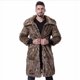 thumbnail image 4 of Abrigo cálido de invierno para hombre, abrigo de piel de moda informal, abrigo largo de piel gruesa, gabardina de gran tamaño para hombre, 4 of 5