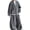 Grey, variant on Boys Baggy 2 Piece Outfits Kids Quarter Zip Pullover Sweatshirt Pants Tween Fashion Athletic Tracksuit Clothing Set Clothes