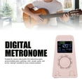 thumbnail image 3 of Métronome Numérique, Haut-Parleur Électronique Réglable 10 Tons pour Piano Violon Ukulélé Guitare Tambour, Précision Professionnelle Rechargeable LCD, 3 of 7