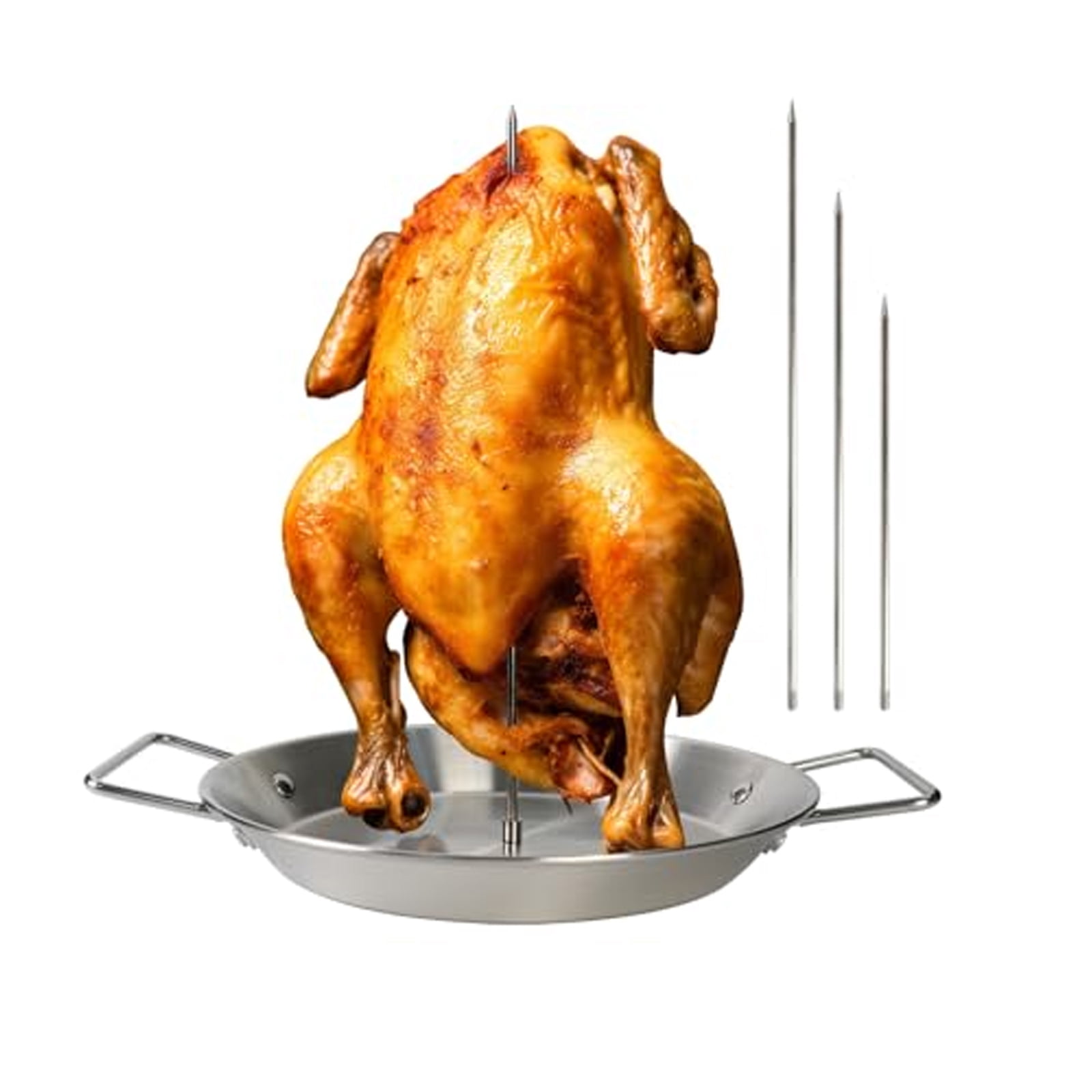 Support à Brochettes Vertical Pour Air Fryer - 12 Brochettes, En Acier Inoxydable 304, Amovible - 2