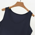 thumbnail image 5 of Breezora Breezy Sleeveless Tank Top Women's Loose Fit Summer Essential for Layering XL Size Navy, 5 of 7