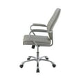 thumbnail image 3 of High Back Office Chair Taupe and Polished Aluminum, 3 of 6