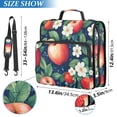 thumbnail image 2 of FORMRS Zipper Binder with Shoulder Strap 2-inch Ring 500 Sheet Capacity File Bag, Blue Apple Pattern, 2 of 5
