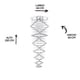 thumbnail image 5 of Candil de Cristal Cortado Gamalux Williams Krystal Aros Cuadrado de 9 Luces, 5 of 5