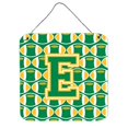 thumbnail image 1 of Letter E Football Green & Gold Wall or Door Hanging Prints, 1 of 1