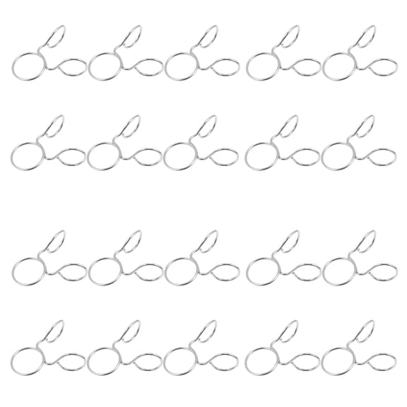 LEORX 20Pcs Household Edges Hook Stainless Steel Windproof Design for Indoor Use