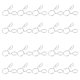 thumbnail image 5 of 20pcs Bordes del hogar Ganchos Dormitorio Anillos a prueba de viento Ganchos de barra transversal, 5 of 6