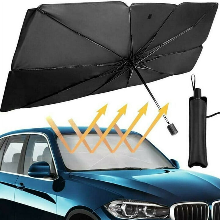 Cheap Car Windshield Sun Shade Umbrella, Foldable Car Front Window