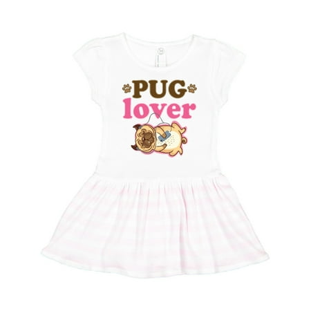 

Inktastic Pug Lover Dog Gift Gift Toddler Girl Dress