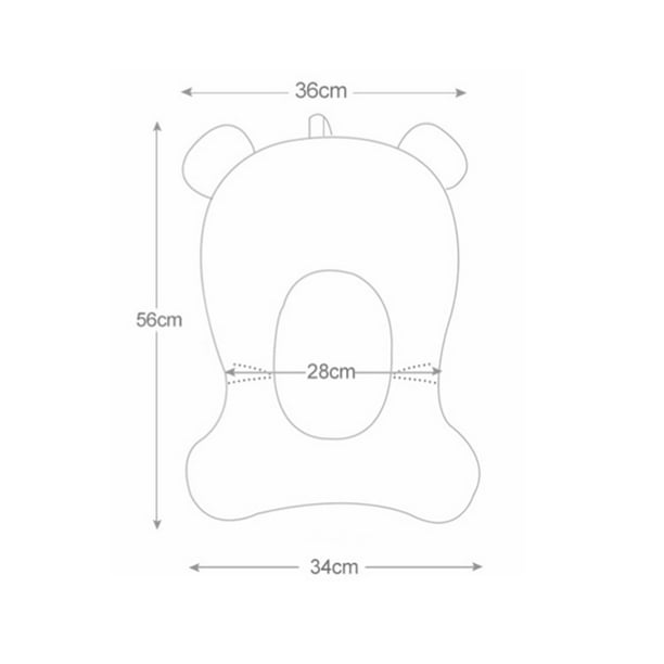 Cojín de Soporte para el Baña de Bebé, Cojín de Asiento de Bañera de Bañera de Bebé Polyron Amoníaco para ducha