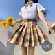 thumbnail image 1 of Falda plisada, minifaldas negras para mujer, falda micro a cuadros de verano e invierno, falda rosa blanca de cintura alta, falda gótica Kawaii Harajuku Y2k Tan Jianjun unisex, 1 of 2