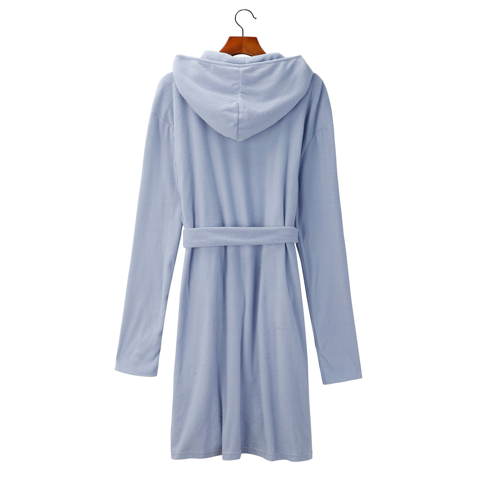 Shpwfbe Pajamas For Women Robes For Women Hooded Bath Lightweight Soft  Plush Long Flannel Sleepwear Hooded Bath Plush Long