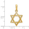 thumbnail image 2 of 14K Yellow Gold Star of David Pendant Charm Jewelry, 2 of 3